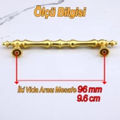 Nilay Mat Altın Metal Kulp 96 mm -9.6 cm Mobilya Çekmece Mutfak Dolabı Dolap Kulpları Kulbu Kulpu thumbnail 3