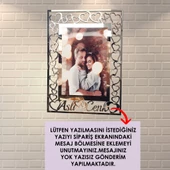 Veraart Kişiye Özel Işıklı Fotoğraf Çerçevesi Sevgililer Günü Hediyesi - 4
