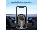 latoon PL-8615 Vantuz + Braketi 360 Derece Siyah Telefon Tutucu - 7