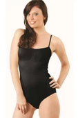 Elit Life İp Askılı Slip Dikişsiz Body Siyah Korse 876 - 1