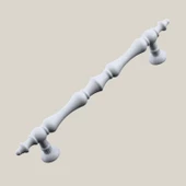 Nilay Beyaz Metal Kulp 96 mm -9.6 cm Mobilya Çekmece Mutfak Dolabı Dolap Kulpları Kulbu Kulpu Beyaz thumbnail 5