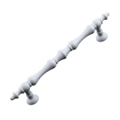 Nilay Beyaz Metal Kulp 96 mm -9.6 cm Mobilya Çekmece Mutfak Dolabı Dolap Kulpları Kulbu Kulpu Beyaz thumbnail 2