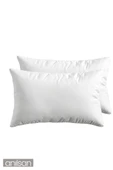 Beyaz Yastık Kılıfı – 50x70 Cm, %100 Pamuk, Yumuşak Ve Dayanıklı Yastık Kılıfı - 1