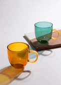 The Mia Borosilikat Cam Kupa Amber 450 ml BRD0133 - 3