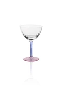 The Mia Ayaklı Cam Dondurma Kasesi Mavi Pembe 240 ml - 1