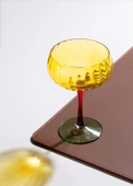 The Mia Ayaklı Cam Dondurma Kasesi Sarı 280 ml - 5