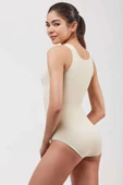 Elit Life Geniş Askılı Kadın Dikişsiz Çıtçıtlı Slip Body Ten 878 - 2