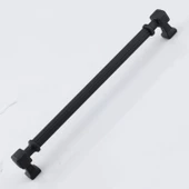 Talas 224 mm Çizgili SİYAH Metal Kulp Mobilya Çekmece Mutfak Dolabı Dolap Kulpları Kulb 22.4 cm - 8