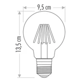 Cata 6W Rustik LED G90 Glop Ampul Amber E27 CT-4286 - 2