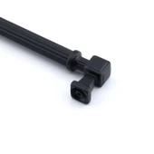 Talas 224 mm Çizgili SİYAH Metal Kulp Mobilya Çekmece Mutfak Dolabı Dolap Kulpları Kulb 22.4 cm - 6