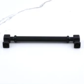 Talas 224 mm Çizgili SİYAH Metal Kulp Mobilya Çekmece Mutfak Dolabı Dolap Kulpları Kulb 22.4 cm - 5