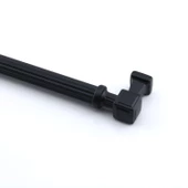Talas 192 mm Çizgili SİYAH Metal Kulp Mobilya Çekmece Mutfak Dolabı Dolap Kulpları Kulb 19.2 cm - 7