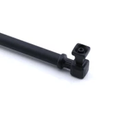 Talas 224 mm Düz SİYAH Metal Kulp Mobilya Çekmece Mutfak Dolabı Dolap Kulpları Kulb 22.4 cm - 2