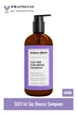 Maru.Derm Saç Onarıcı Sülfatsız Şampuan 400 ML | Yıpranmış Zayıf Saçlar | Sülfatsız, Tuzsuz, Vegan Şampuan - 2