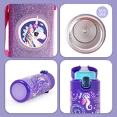 Milk&Moo Çelik Çocuk Matarası Ayris 420 ml thumbnail 7