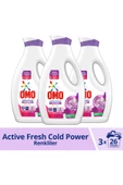 Omo Renkliler için 26 Yıkama Sıvı Deterjan 3 x 1690 ML - 1