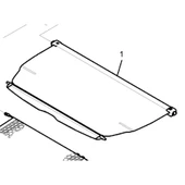 Chevrolet Captiva 2007-13 Bagaj Perdesi Bej Rengi Kore,95969158 thumbnail 2