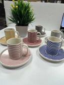 MONDECOR KARIŞIK RENKLİ MİX 6 KİŞİLİK FİNCAN TAKIMI - 2
