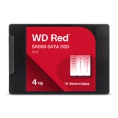 WESTERN DIGITAL WD Red SA500, WDS400T2R0A, 4TB, 560/530, SERVER ve NAS için Enterprise, 2,5" SATA, SSD - 1