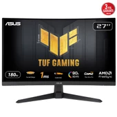 ASUS TUF GAMING VG27VQ3B 27 VA FREESYNC 1920x1080 1MS 180HZ DP HDMI MM VESA 3YIL ELMB SYNC Monitör - 2