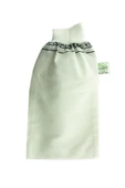 2 Adet Beyaz Banyo Hamam Kesesi Lastikli 25x17 Cm - 2