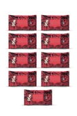 9 Paket Red Rose Islak Havlu Mendil 90 Adet Kapaklı Gül Kokulu - 1