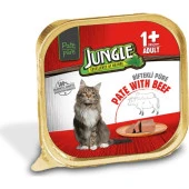 Jungle Kedi 100g Dana Etli Ezme/Pate Mama Skt: 05/2026 - 1