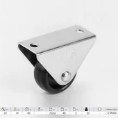 HTS Sabit Mobilya Tekeri 32lik thumbnail 2