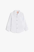 Koton Erkek Bebek Basic Gömlek Uzun Kollu Düğmeli Pamuklu - 1
