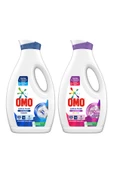 Omo Renkliler + Active Fresh Beyazlar için Sıvı Deterjan 2 x 1690 ML - 2