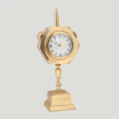 Evdema Vitale Gold Metal Altıgen Saat 10*16*39 cm AK.IV0291 - 1