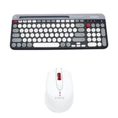 Bluetooth Klavye Mouse Set Çoklu Cihaz Bağlantılı - 4