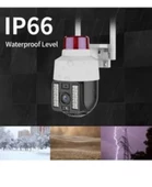 Su Geçirmez Outdoor Uyumlu Güvenlik Kamerası IP66 Alarm Özelliği - 2