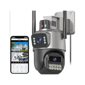 CMR7 Çift Kameralı Mini Kamera | Full HD Çift Açı Kayıt | Type-C Uyumlu Kompakt Vlog & Güvenlik Kamerası thumbnail 4