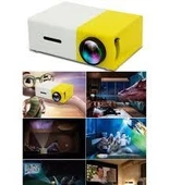 Mini Portatif Taşınabilir HDMI / USB / SD Kart LED Ultra HD Ev Sinema Sistemi Projeksiyon Cihazı - 1