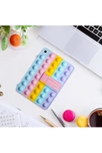 Samsung Galaxy Tab A9 8.7 Inç Tablet Uyumlu Popit Kılıf Standlı Çocuk Kılıfı Askılı SM-X110  GÖKKUŞAĞI - 4