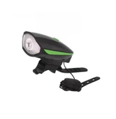 Xbyc 6163 USB Şarjlı Bisiklet Ön Lamba+Korna 140 Db Mavi Renk - 1
