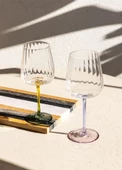 The Mia Şarap Kadehi Sarı Yeşil 500 ml - 2