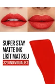 Maybelline New York Super Stay Matte Ink Likit Mat Ruj - 320 Individualist- Kırmızı 3600531631062 - 4