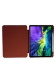 Samsung Galaxy Tab S9 Fe Plus 12.4 Uymlu Standlı Kalem Bölmeli Akıllı Kılıf  Mürdüm - 5