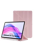 Samsung Galaxy Tab A9 Plus 11 Inç Uyumlu Kılıf Kalem Bölmeli Arkası Silikon Kapak Kılıf Sm-x210  MÜRDÜM - 12