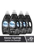 Rinso Sıvı Çamaşır Deterjanı Kömür Siyahlığı Siyahlar İçin Komple Bakım Serisi 4 x 3 L - 1