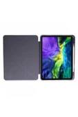 Samsung Galaxy Tab S9 Fe Plus 12.4 Uymlu Standlı Kalem Bölmeli Akıllı Kılıf  LİLA - 6