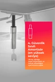 Ergolife SynchroSit 10 Ergonomik Deri ve Fileli Ofis - Yönetici Koltuğu / Çalışma Sandalyesi - 1D1.D.1.333 - 5