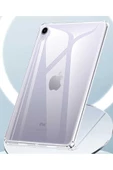 Ipad Mini 7 (A17 Pro) Kılıf Şeffaf Köşe Korumalı Crystal Clear Silikon Arka Kapak - 3
