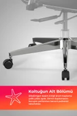Ergolife SynchroSit 10 Ergonomik Deri ve Fileli Ofis - Yönetici Koltuğu / Çalışma Sandalyesi - 1D1.D.1.333 - 6