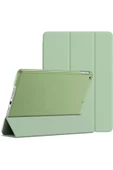 Apple Ipad 5. 6. Nesil 2017 2018 9.7" Inc Kılıf Smart Cover Katlanabilir Standlı Akıllı Kapak  Çağla Yeşil - 1