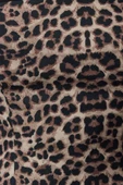 Stil Kadın Askılı Bralet Detaylı Leopar Desenli Crop Bluz Regular Dokuma Regular Kalıp İnce Askılı - 2