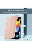Apple Ipad 5. 6. Nesil 2017 2018 9.7" Inc Kılıf Smart Cover Katlanabilir Standlı Akıllı Kapak  Rose Gold - 2