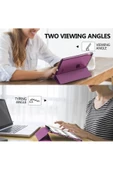 Apple Ipad 5. 6. Nesil 2017 2018 9.7" Inc Kılıf Smart Cover Katlanabilir Standlı Akıllı Kapak  Mürdüm - 4